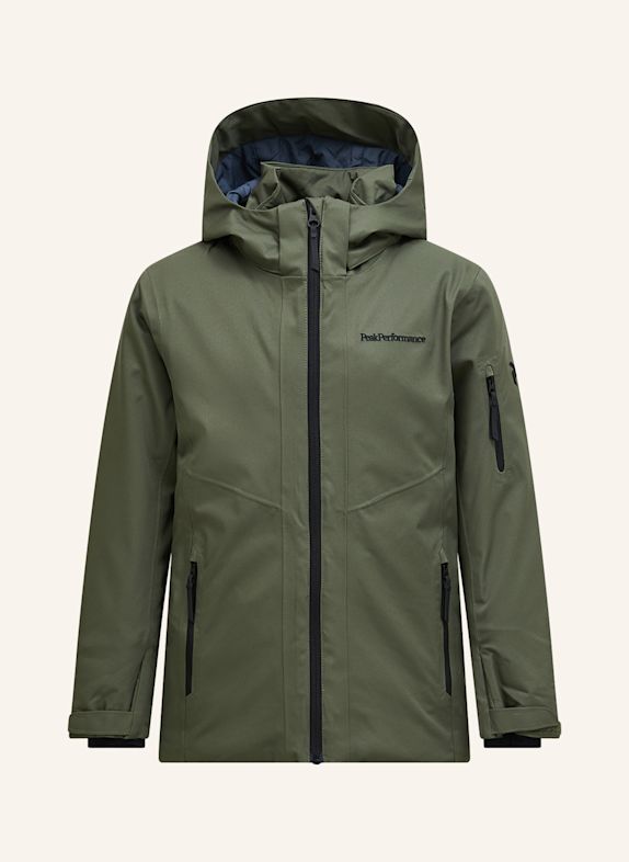 Peak Performance Jr Maroon Hipe® 2L Insulated Shell Jacket Skijacke OLIV