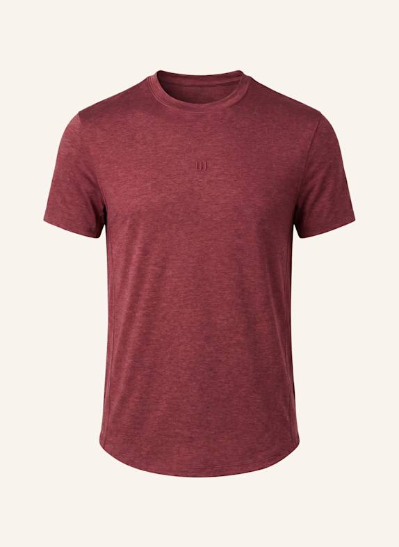 Wilson Everyday Performance Tee Shirt DUNKELROT