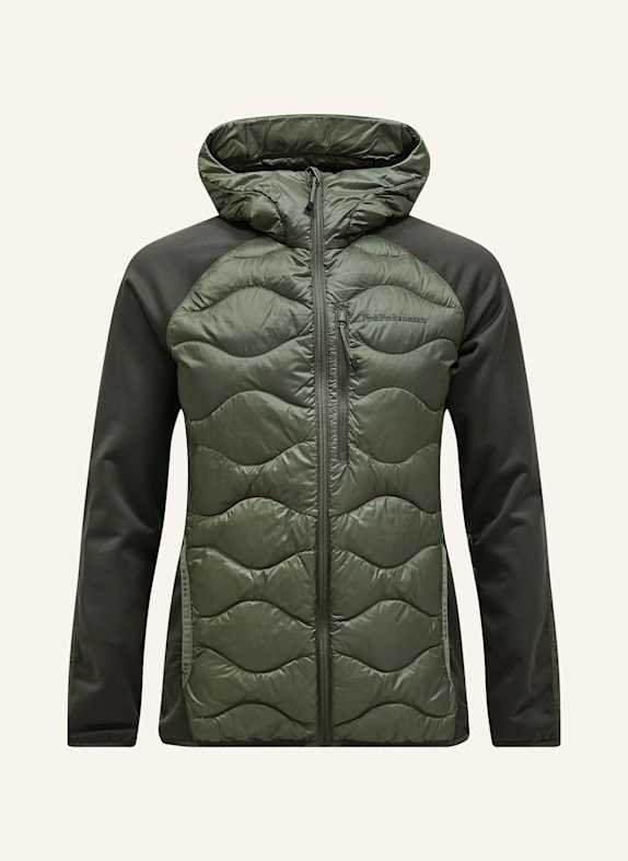 Peak Performance Hybrid-Daunenjacke HELIUM HOODED DUNKELGRÜN