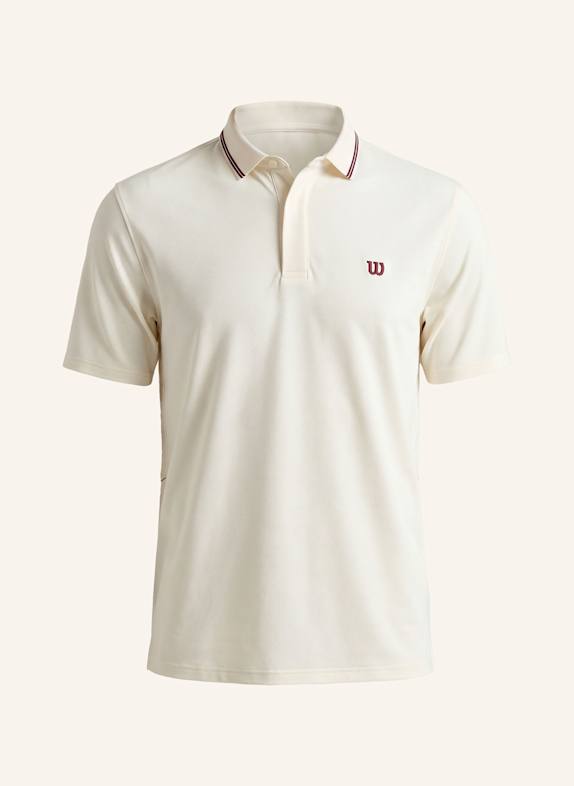 Wilson Challengers Technical Polo Poloshirt BEIGE/ WEISS
