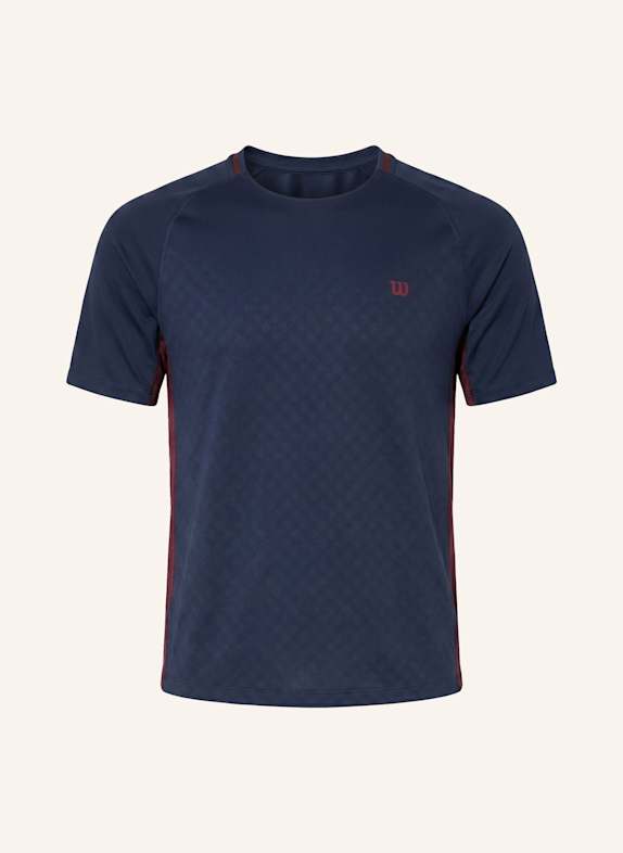 Wilson Serve Out Tee Shirt BLAU