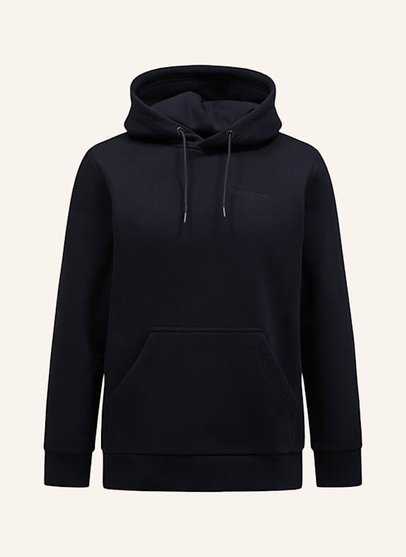 Peak Performance M Original Small Logo Hood Kapuzensweatshirt SCHWARZ