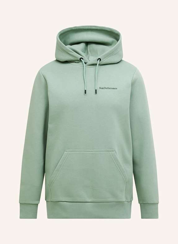 Peak Performance M Original Small Logo Hood Kapuzensweatshirt HELLGRÜN