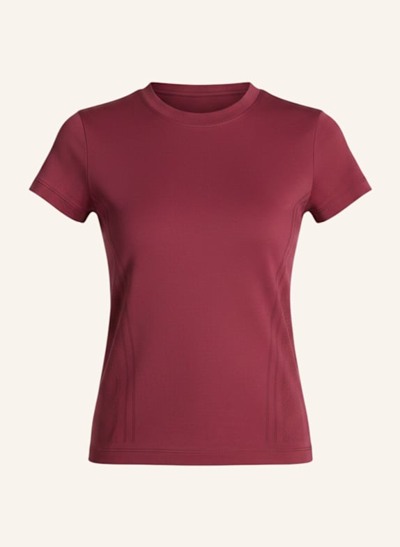 Wilson Pro Seamless Tee Shirt DUNKELROT