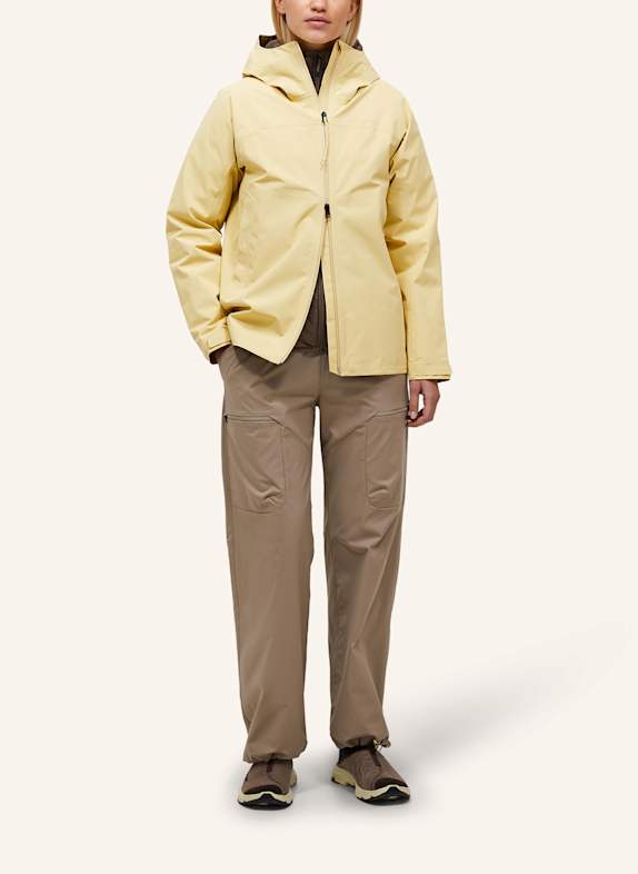 Peak Performance W Treeline Hipe® 2.5L  Shell Jacket Funktionsjacke GELB