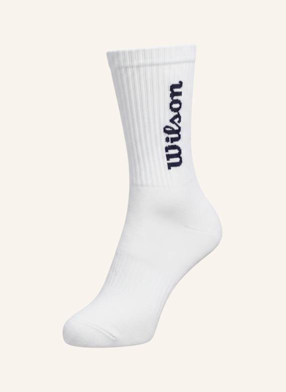Wilson Sportsocken CREW LOGO SOCKS BLAU/ WEISS