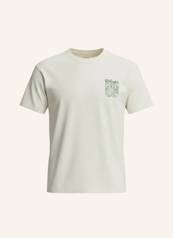 Wilson Wilson Classic Cotton Graphic Shirt BEIGE/ WEISS