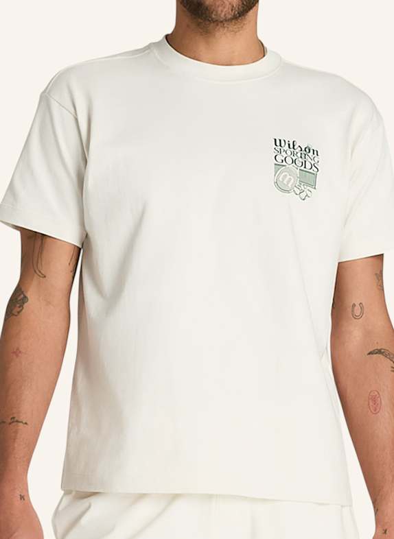 Wilson Shirt WILSON CLASSIC COTTON GRAPHIC BEIGE/ WEISS