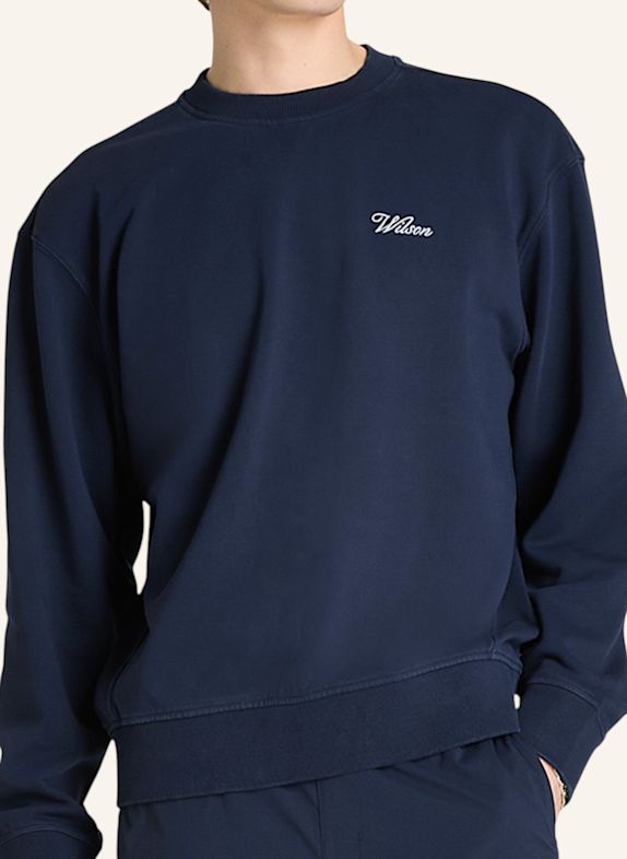 Wilson Sweatshirtpullover M PLAYSTATE CREW SWEATSHIRT BLAU
