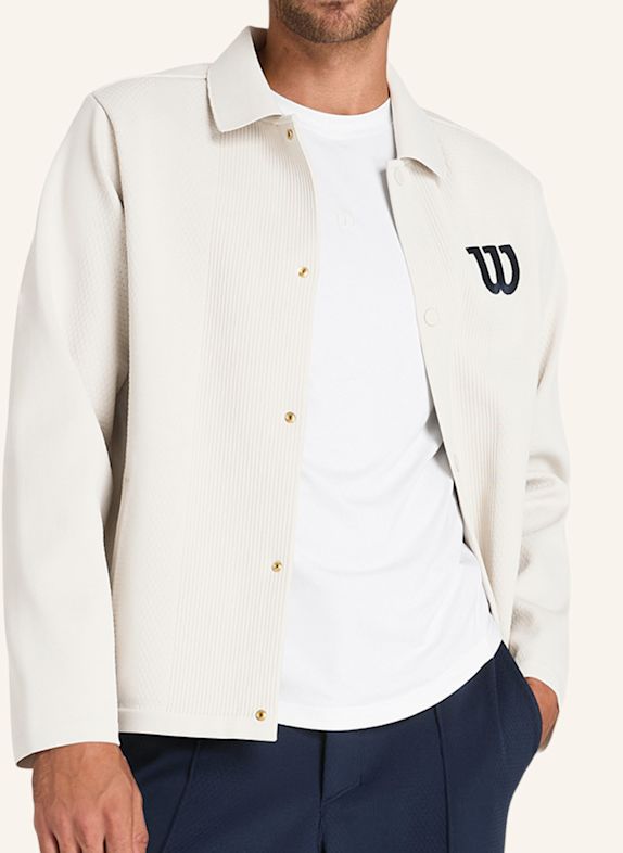 Wilson Collegejacke M VANDERBILT COACHES JACKET GRAU