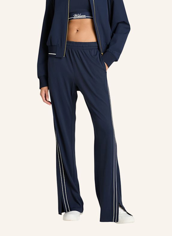 Wilson Sporthose W WARM UP WIDE LEG DUNKELBLAU