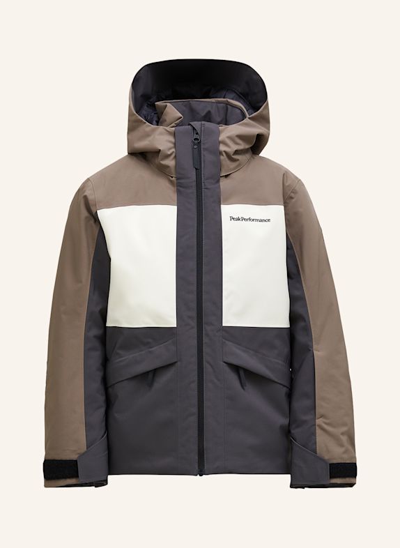 Peak Performance Jr Gravity Hipe® 2L Insulated Shell Jacket Skijacke HELLBRAUN
