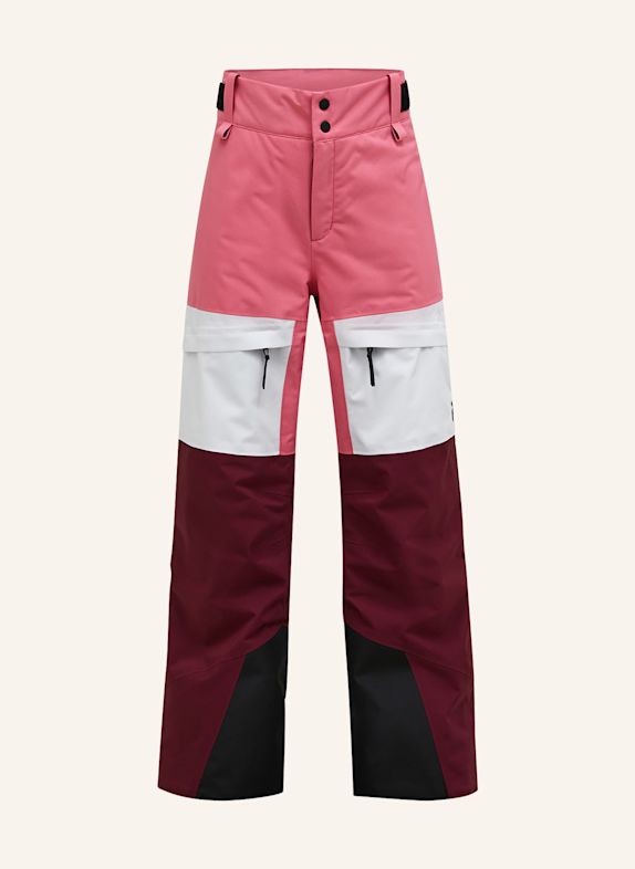 Peak Performance Jr Gravity Hipe® 2L Insulated Shell Pants Skihose ROSA / ROT / WEISS