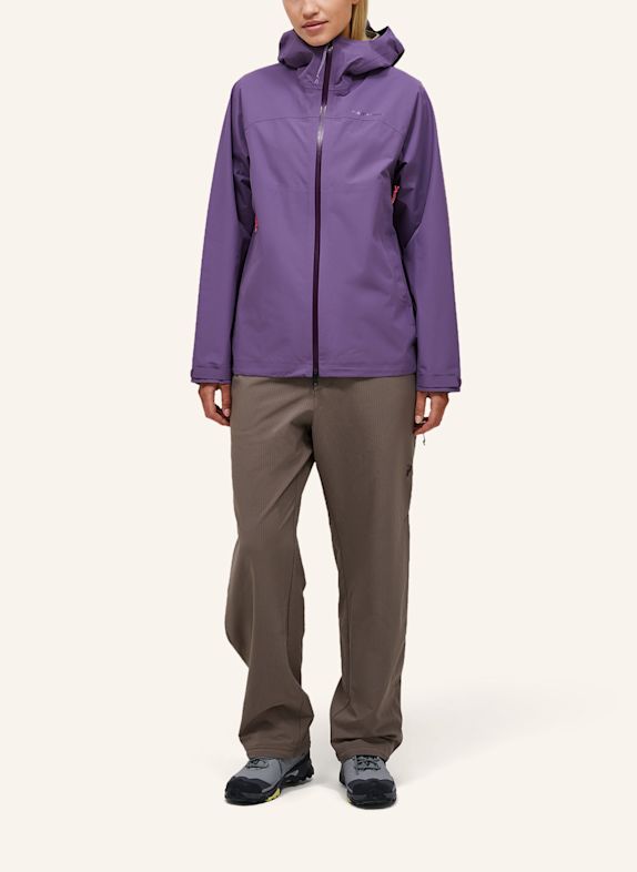 Peak Performance W Treeline Hipe® 2.5L  Shell Jacket Funktionsjacke DUNKELLILA