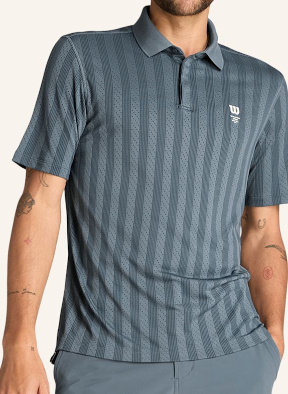 Wilson Poloshirt M GAME POINT SEAMLESS POLO HELLGRAU