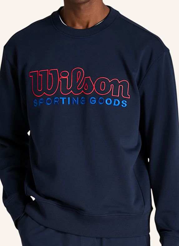 Wilson Sweatshirtpullover M PLAYSTATE CREW SWEATSHIRT ROT / BLAU