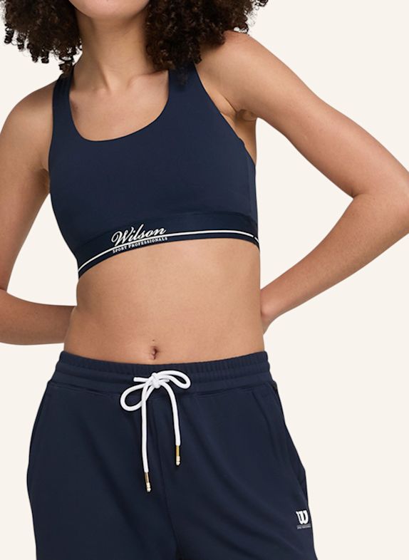 Wilson Top W DOUBLES RACERBACK BRA BLAU