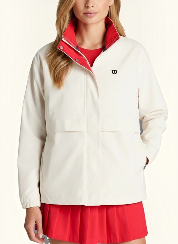 Wilson Sportjacke W SPORTING MANOR JACKET BEIGE / WEISS