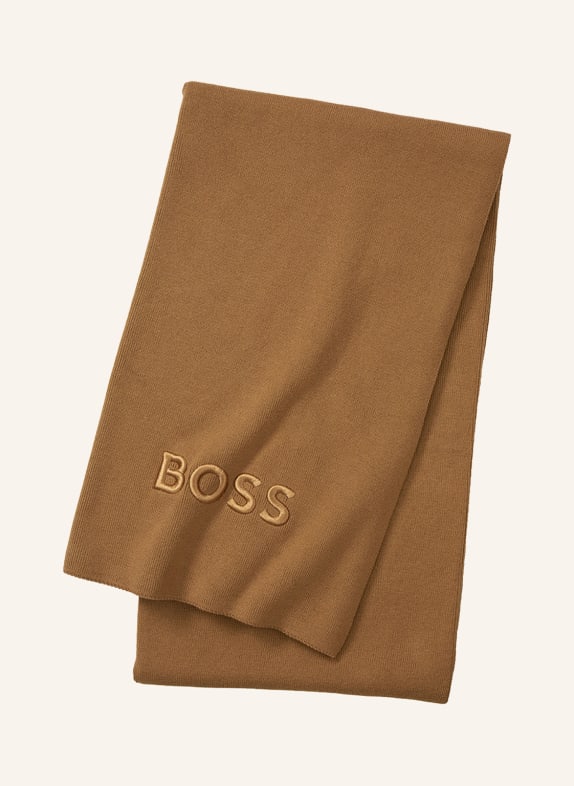 BOSS Plaid PLAID BOLD LOGO CAMEL