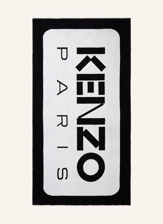 KENZO HOME Strandhandtuch KLABEL STRANDTUCH SCHWARZ