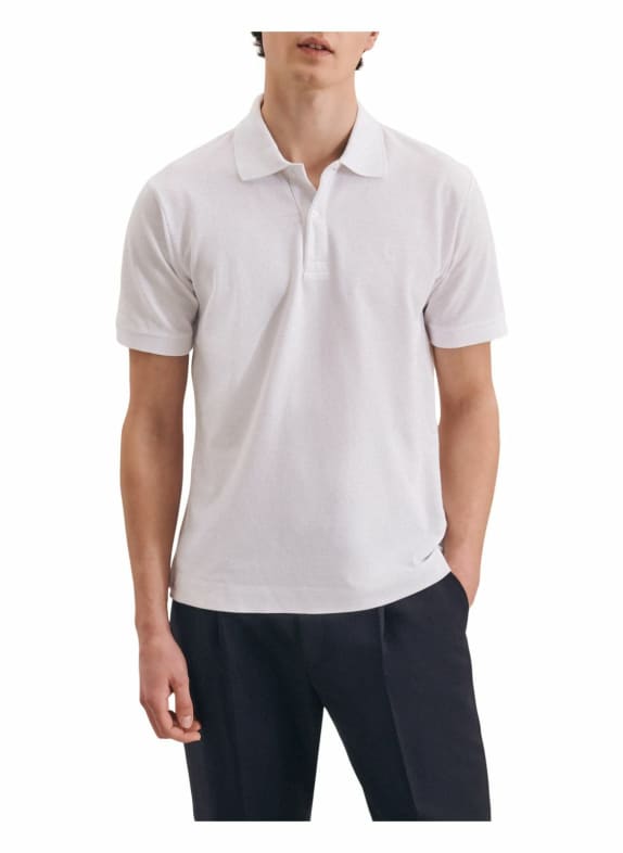 seidensticker Polo-Shirt, Polo Regular Fit WEISS