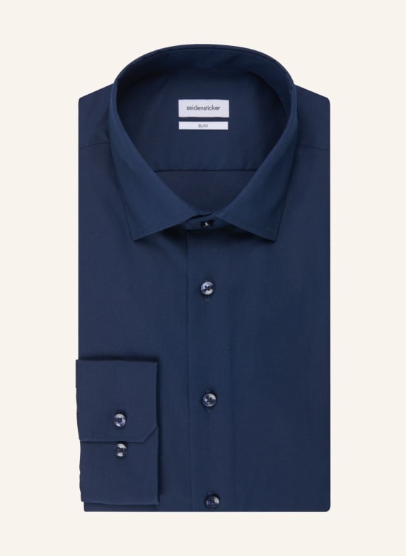 seidensticker Business Hemd Slim Fit DUNKELBLAU