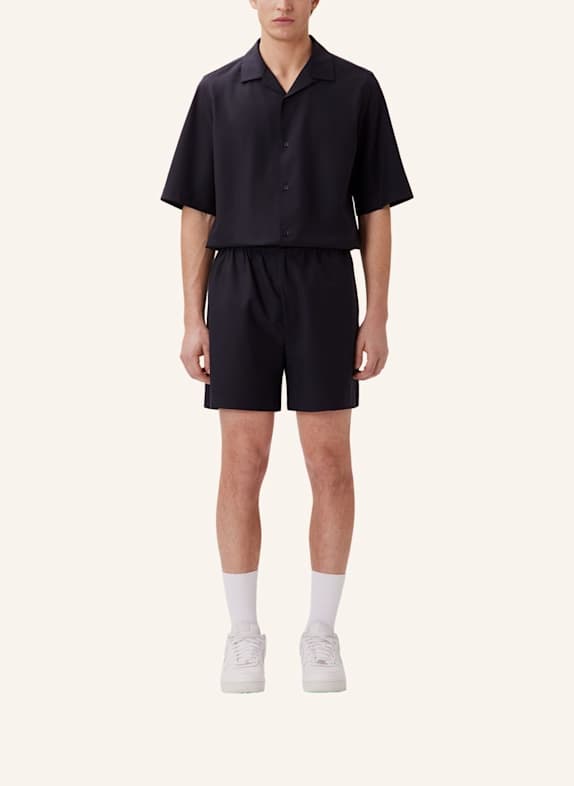 studio seidensticker Shorts met normale pasvorm DONKERBLAUW