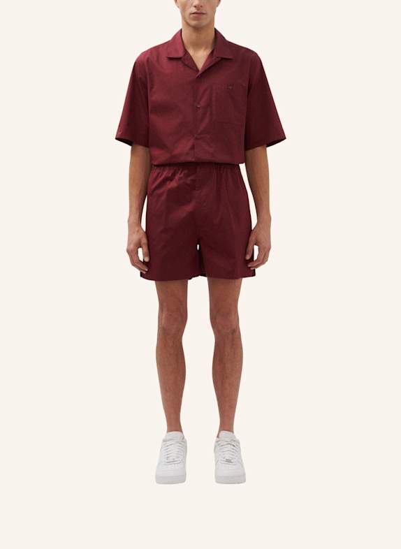 studio seidensticker Korte broeken, chino-shorts met normale pasvorm ROOD