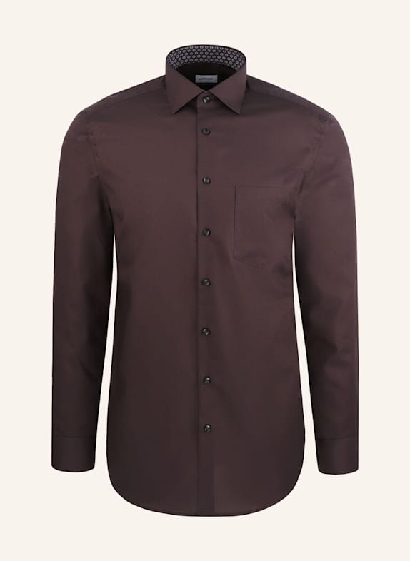 seidensticker Business Hemd Regular Fit BRAUN
