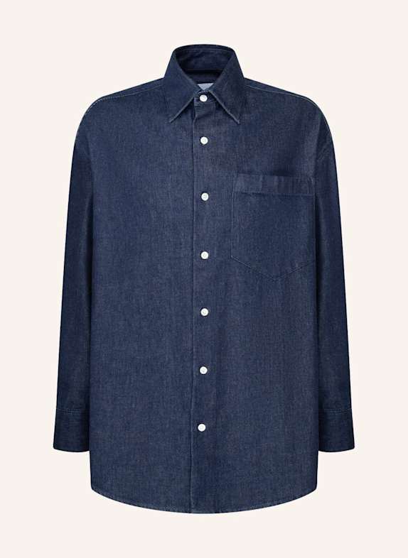 studio seidensticker Unisex Hemd Oversized DUNKELBLAU