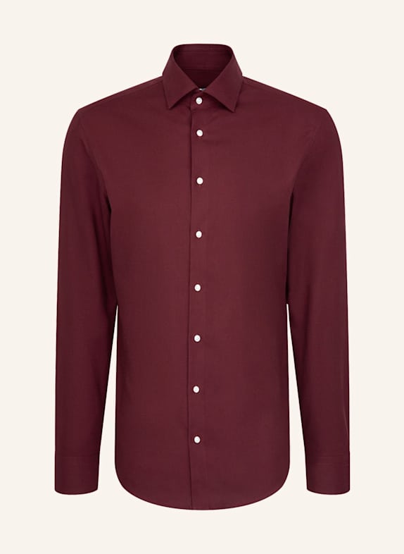 seidensticker Flanellhemd Slim Fit ROT