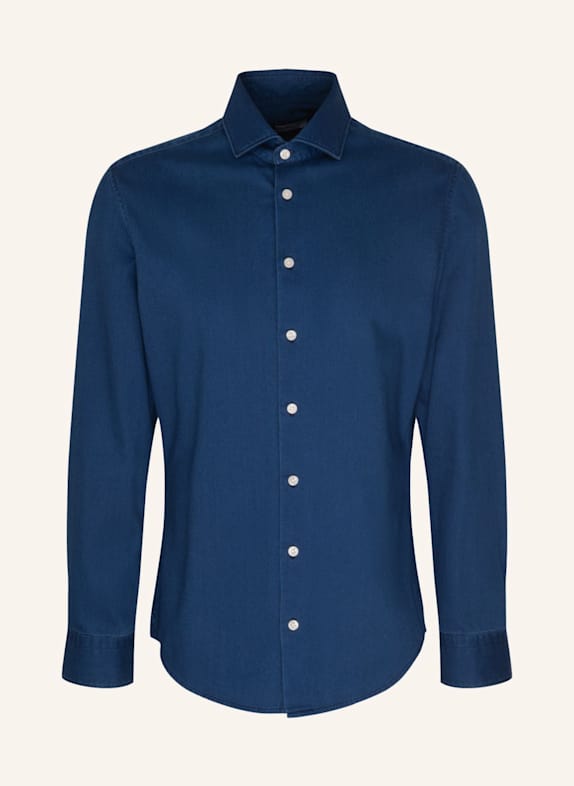 seidensticker Denimhemd, Casual Hemd Slim Fit DUNKELBLAU