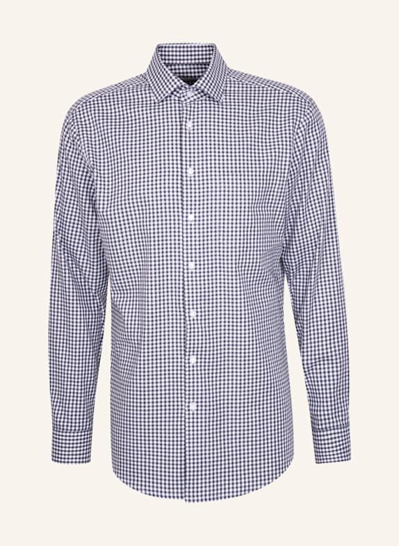 seidensticker Flanellhemd Regular Fit DUNKELBLAU