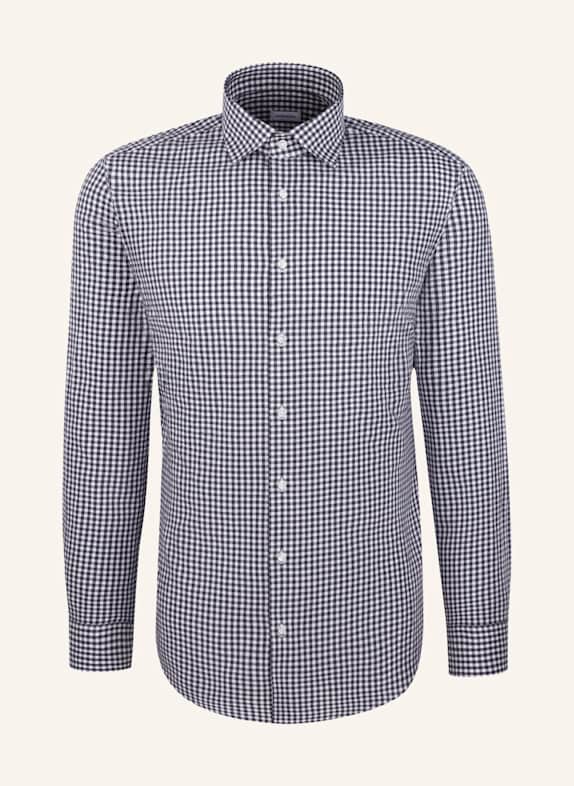 seidensticker Flanellhemd Slim Fit DUNKELBLAU