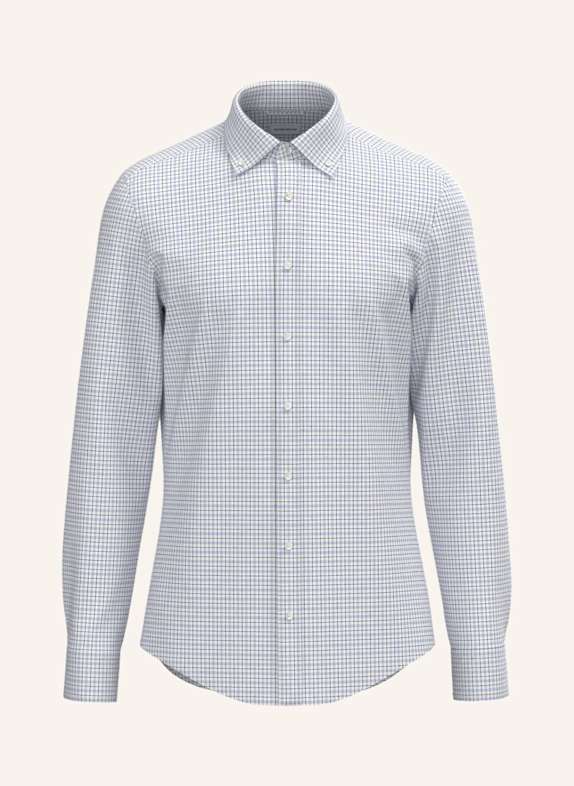 seidensticker Flanellhemd Shaped Fit BLAU