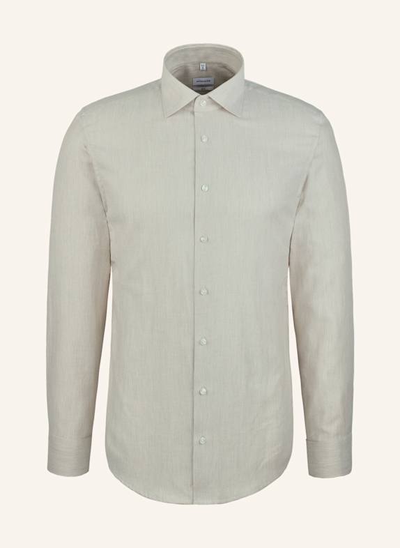 seidensticker Flanellhemd Slim Fit BEIGE