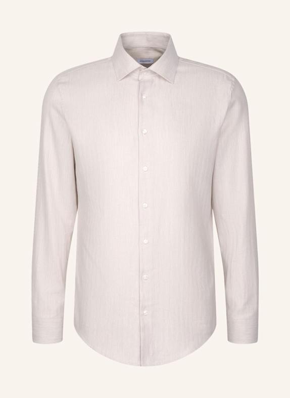 seidensticker Flanellhemd Shaped Fit BEIGE