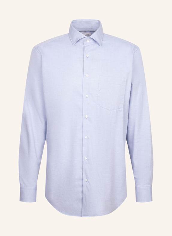 seidensticker Flanellhemd Regular Fit BLAU