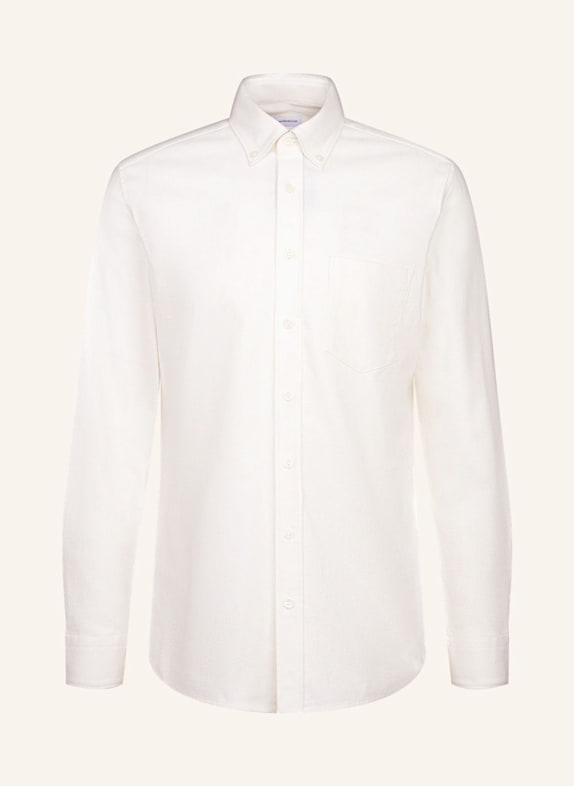 seidensticker Flanellhemd Slim Fit ECRU