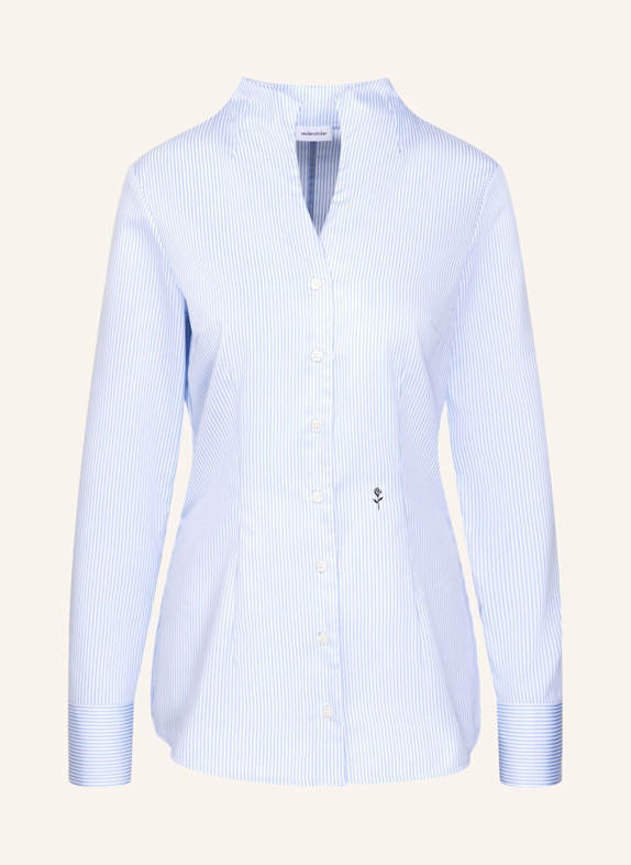 seidensticker Kelchkragenbluse HELLBLAU