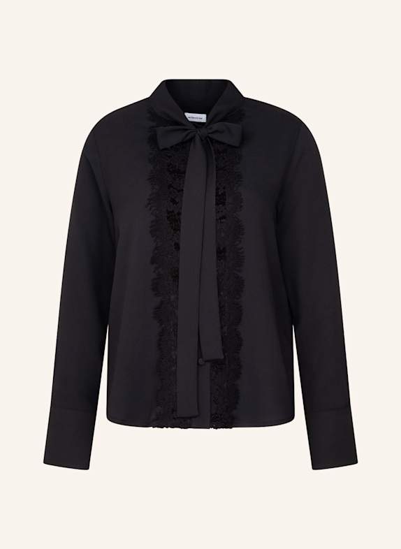 seidensticker Stehkragenbluse SCHWARZ