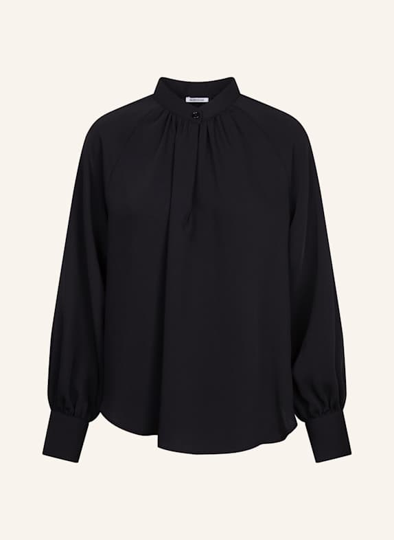 seidensticker Stehkragenbluse SCHWARZ