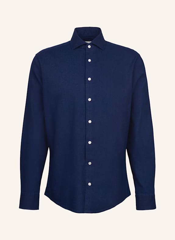seidensticker Casual Hemd Regular Fit DUNKELBLAU
