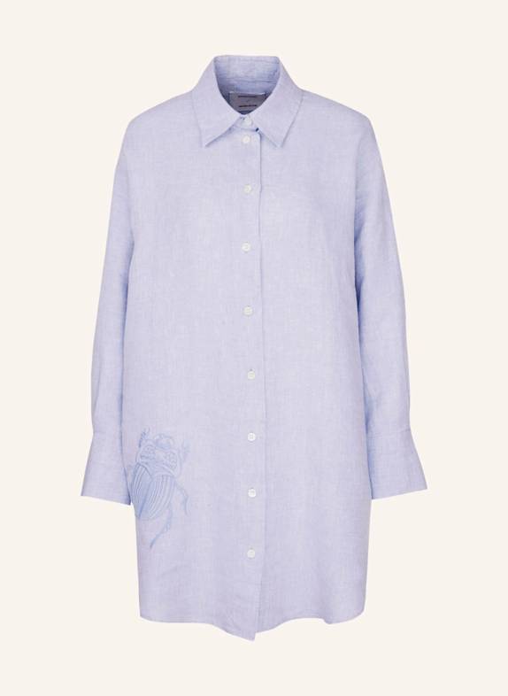 seidensticker Hemdbluse, Longbluse BLAU