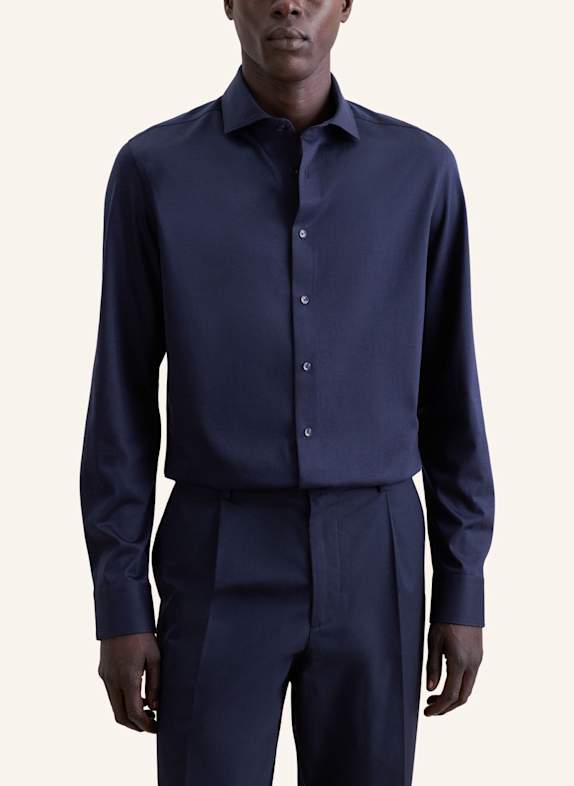 seidensticker Jerseyhemd Slim Fit DUNKELBLAU