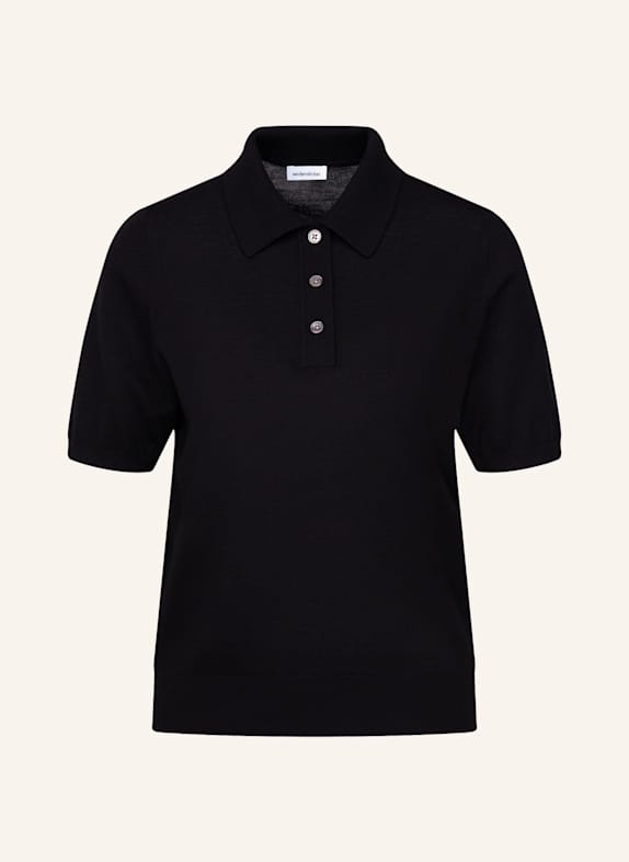seidensticker , Pullover, Polo SCHWARZ