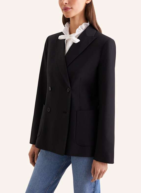 seidensticker blazer ZWART