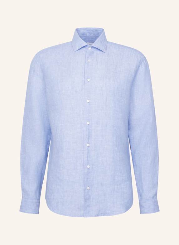 seidensticker Leinenhemd Regular Fit BLAU