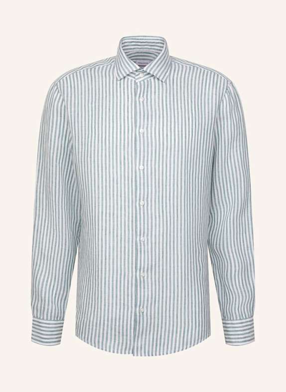 seidensticker Leinenhemd Regular Fit TÜRKIS