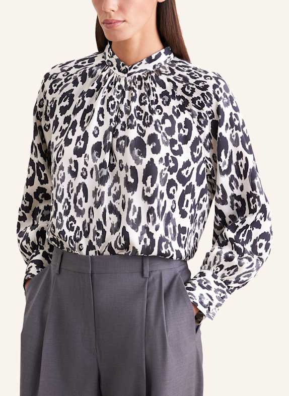 seidensticker Blouse met opstaande kraag WIT